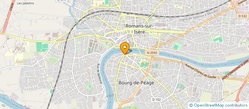localisation de l'entreprise PHARMACIE DELARBRE-LAURENT à BOURG-DE-PEAGE