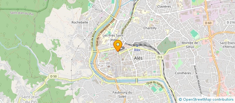 localisation de l'entreprise PHARMACIE DELAROQUE CORDESSE à ALES