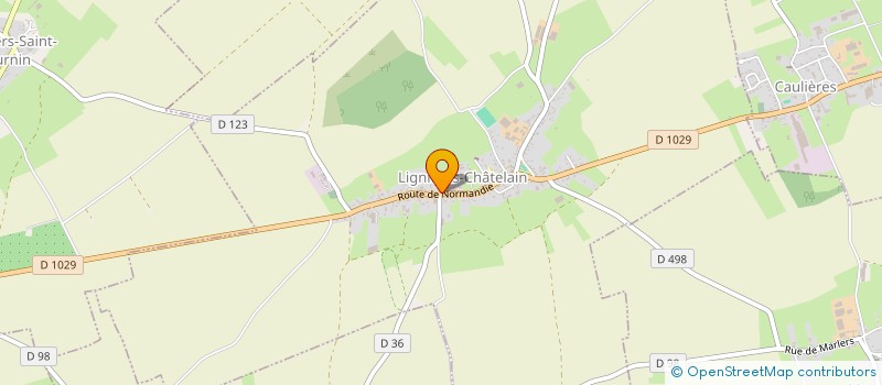 localisation de l'entreprise PHARMACIE DELEAU  LIGNIERES-CHATELAIN