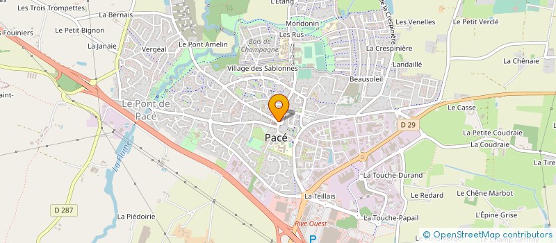 localisation de l'entreprise PHARMACIE DELMASURE-TEMPLE  PACE