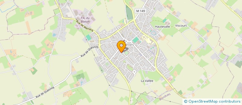 localisation de l'entreprise PHARMACIE DELPORTE  LINSELLES