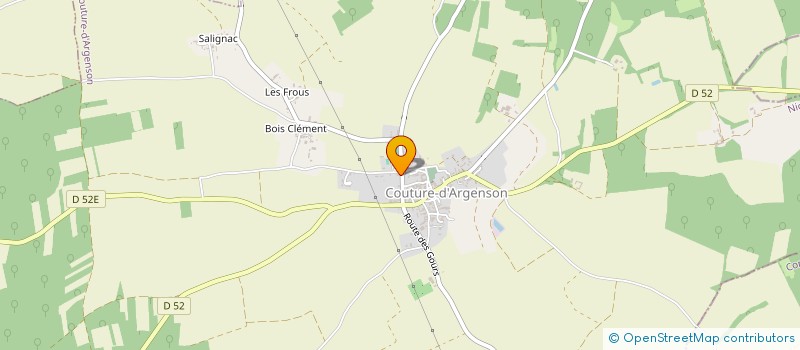 localisation de l'entreprise PHARMACIE DELUGRE  COUTURE-D'ARGENSON