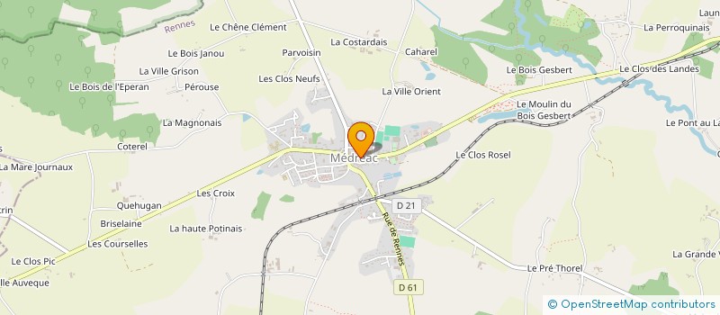 localisation de l'entreprise PHARMACIE DELYS-MENARD  MEDREAC