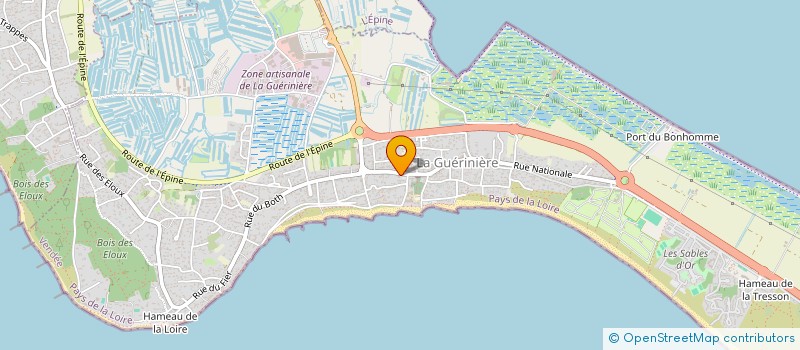 localisation de l'entreprise PHARMACIE DEMANGE à CHALLANS