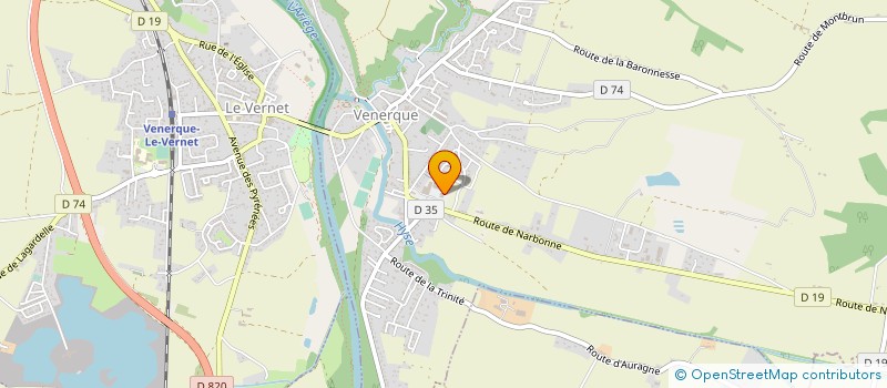 localisation de l'entreprise PHARMACIE DEMOUIX à VENERQUE