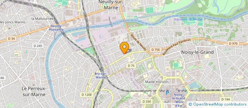 localisation de l'entreprise PHARMACIE DERIEUX  NOISY-LE-GRAND