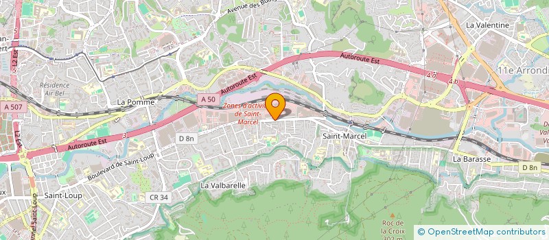 localisation de l'entreprise PHARMACIE DES 3 PINS  MARSEILLE