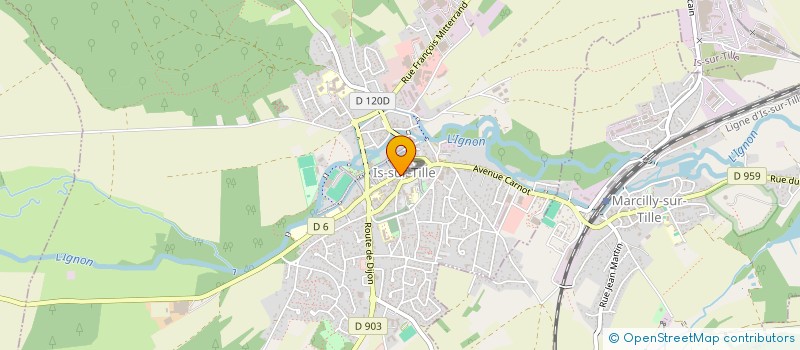 localisation de l'entreprise PHARMACIE DES 3 RIVIERES  IS-SUR-TILLE