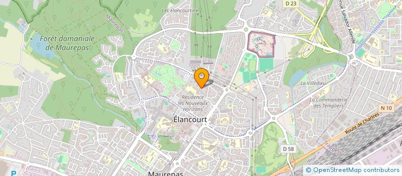 localisation de l'entreprise PHARMACIE DES 4 ARBRES  ELANCOURT