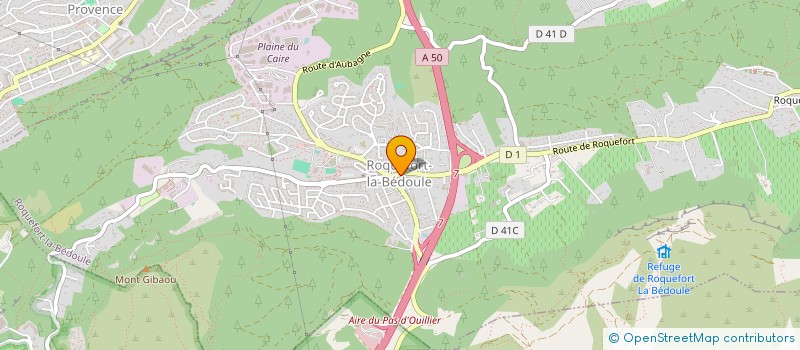 localisation de l'entreprise PHARMACIE DES 4 CHEMINS  ROQUEFORT-LA-BEDOULE