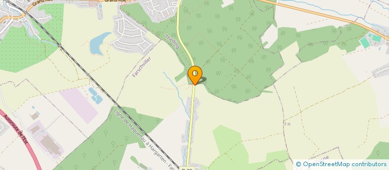 localisation de l'entreprise PHARMACIE DES 4 CHEMINS  THEDING