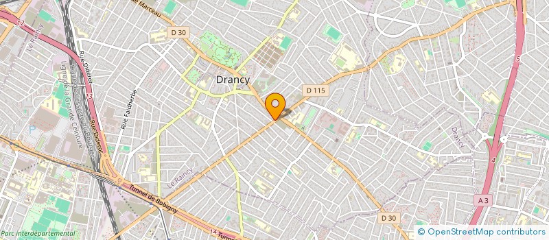 localisation de l'entreprise PHARMACIE DES 4 ROUTES à DRANCY