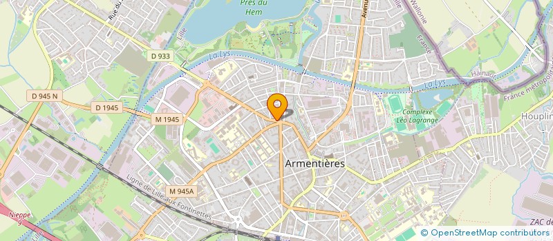 localisation de l'entreprise PHARMACIE DES 4 SAISONS  ARMENTIERES