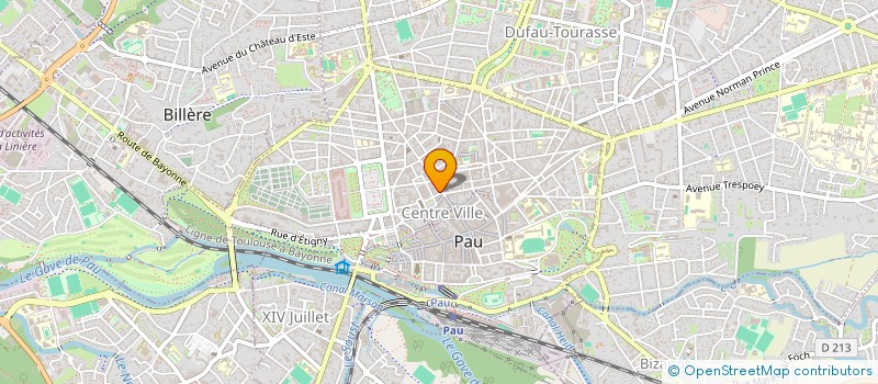 localisation de l'entreprise PHARMACIE DES 7 CANTONS à PAU