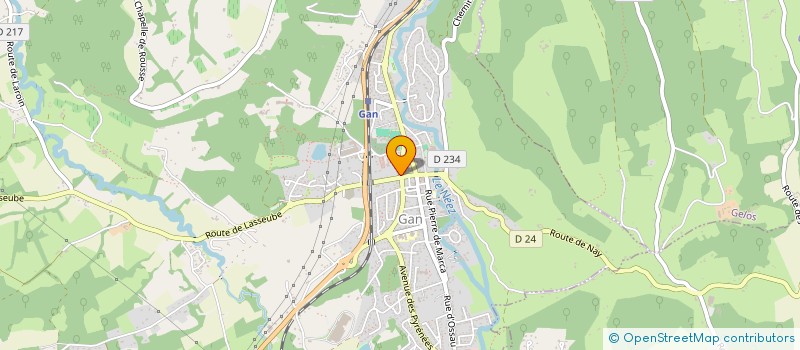 localisation de l'entreprise PHARMACIE DES 7 CANTONS - SAINT JACQUES  GAN