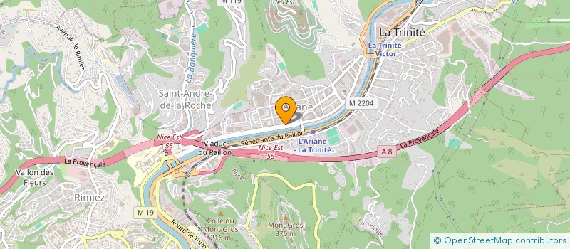 localisation de l'entreprise PHARMACIE DES 7 VALLEES à NICE