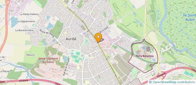 localisation de l'entreprise PHARMACIE DES ACACIAS  AVRILLE