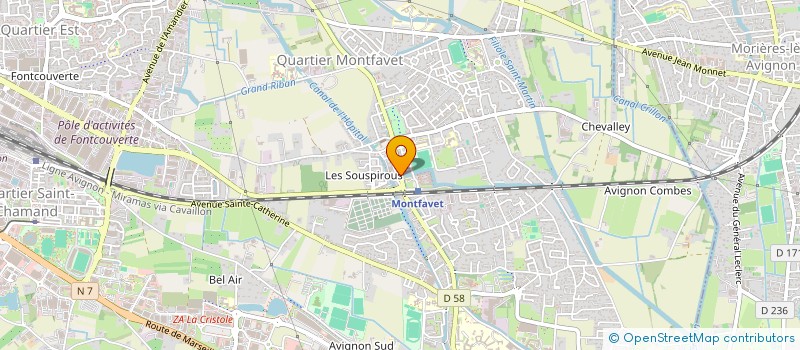 localisation de l'entreprise PHARMACIE DES AIRELLES à AVIGNON