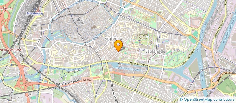 localisation de l'entreprise PHARMACIE DES ALPES à STRASBOURG