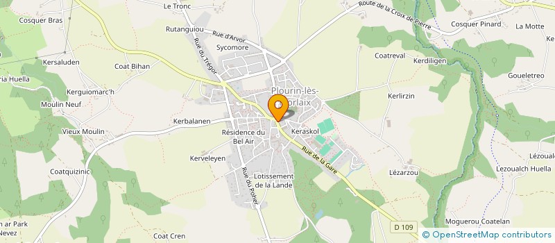 localisation de l'entreprise PHARMACIE DES ARCADES  PLOURIN-LES-MORLAIX