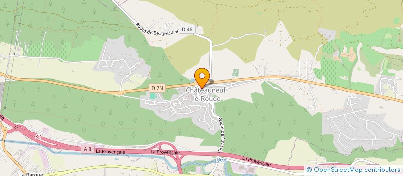 localisation de l'entreprise PHARMACIE DES ARCADES  CHATEAUNEUF-LE-ROUGE