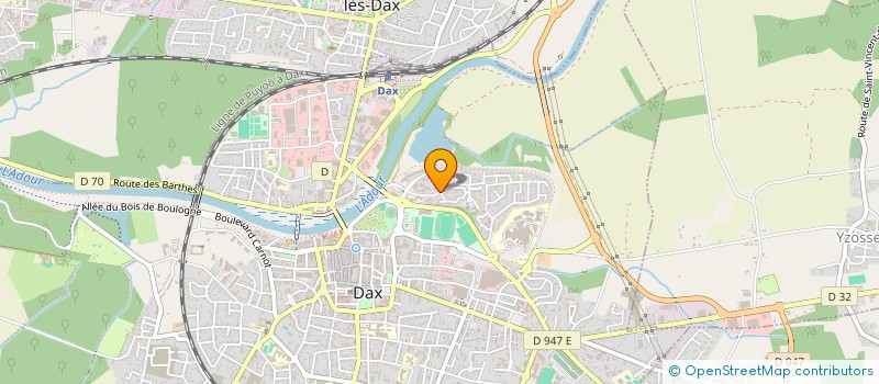 localisation de l'entreprise PHARMACIE DES ARENES à DAX