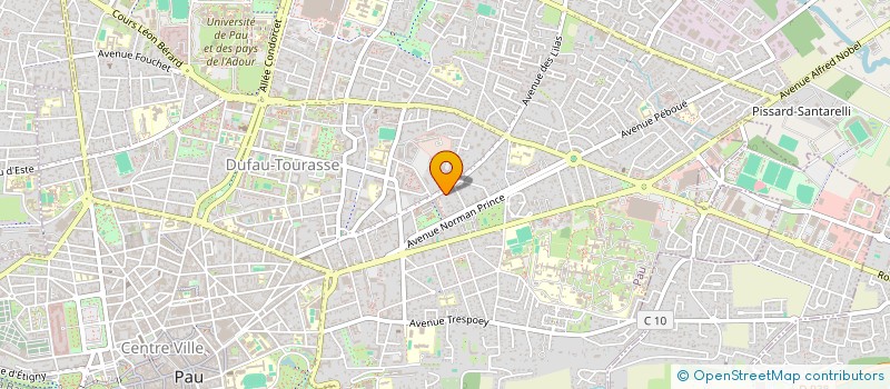 localisation de l'entreprise PHARMACIE DES ARTS à PAU