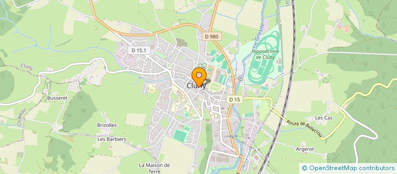 localisation de l'entreprise PHARMACIE DES ARTS à CLUNY