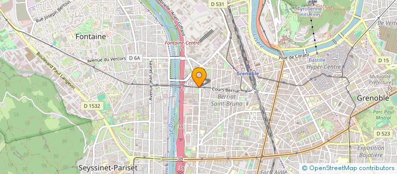 localisation de l'entreprise PHARMACIE DES ARTS à GRENOBLE