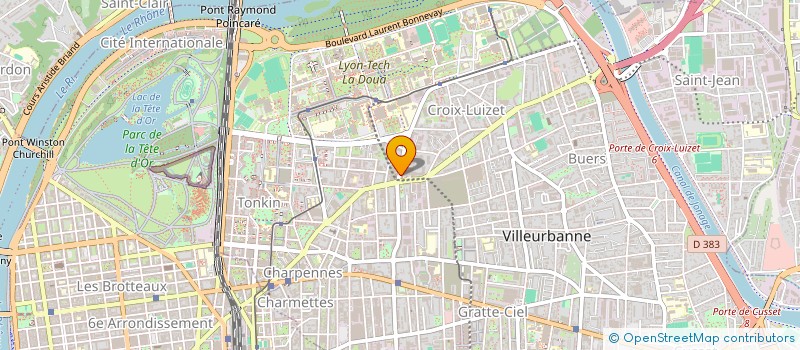 localisation de l'entreprise PHARMACIE DES ARTS à VILLEURBANNE