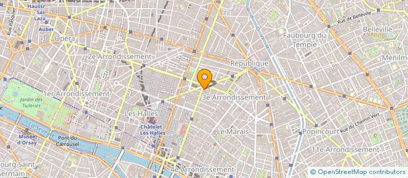 localisation de l'entreprise PHARMACIE DES ARTS ET METIERS à PARIS