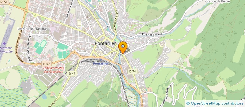 localisation de l'entreprise PHARMACIE DES AUGUSTINS à PONTARLIER