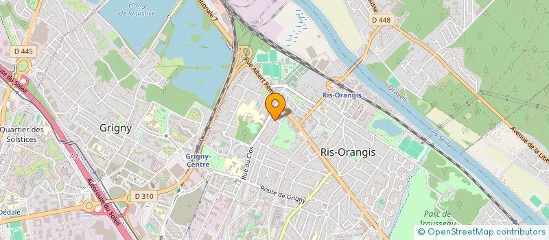 localisation de l'entreprise PHARMACIE DES AUNETTES  RIS-ORANGIS