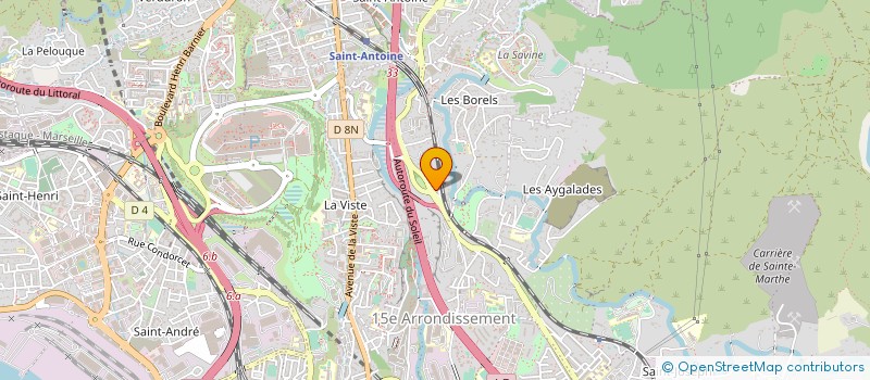localisation de l'entreprise PHARMACIE DES AYGALAGES à MARSEILLE