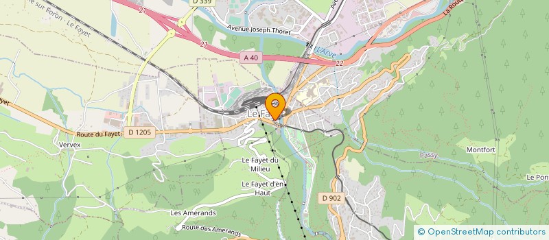 localisation de l'entreprise PHARMACIE DES BAINS à SAINT-GERVAIS-LES-BAINS
