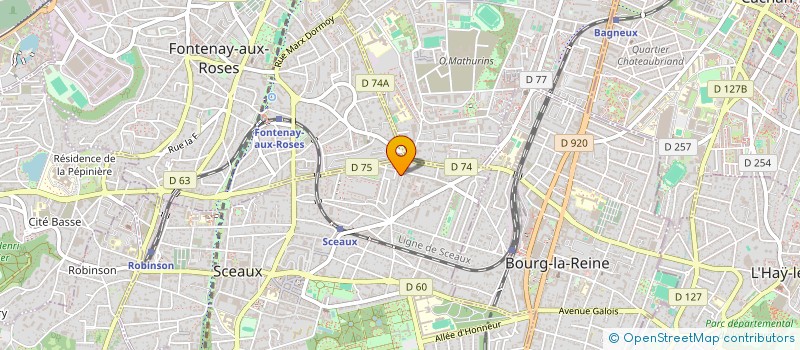 localisation de l'entreprise PHARMACIE DES BLAGIS à SCEAUX