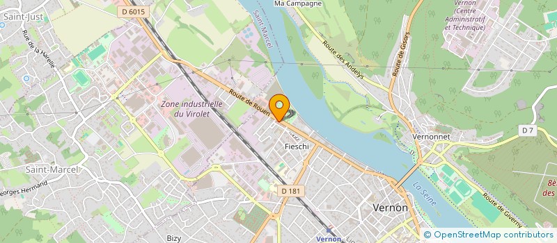 localisation de l'entreprise PHARMACIE DES BORDS DE SEINE  VERNON