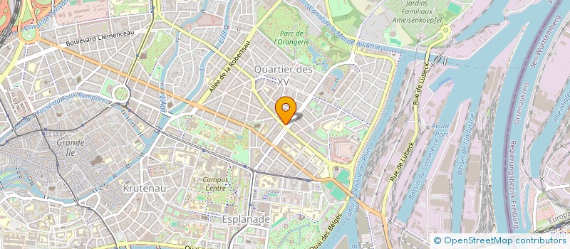 localisation de l'entreprise PHARMACIE DES BOULEVARDS à STRASBOURG