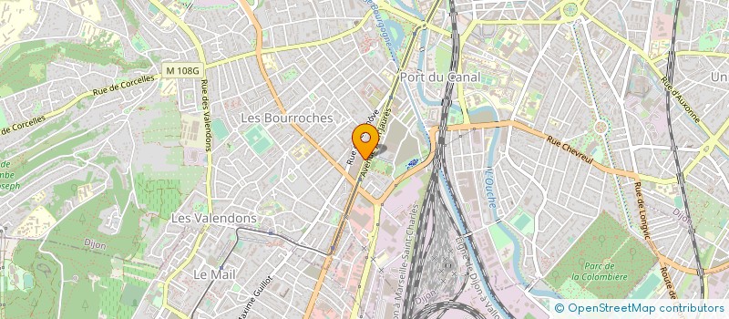 localisation de l'entreprise PHARMACIE DES BOURROCHES  DIJON