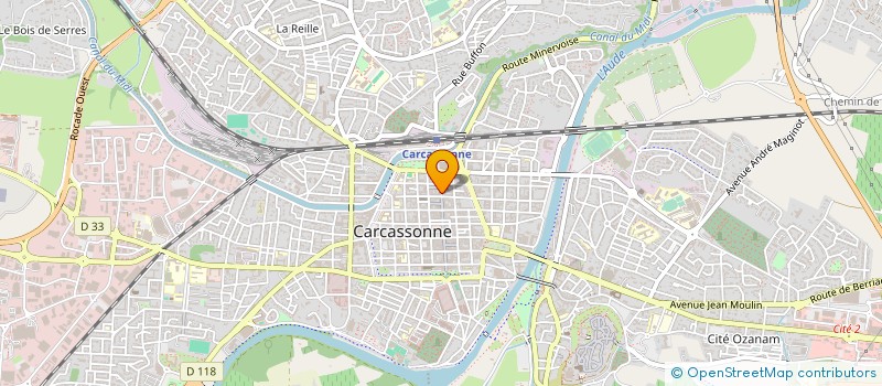 localisation de l'entreprise PHARMACIE DES CARMES  CARCASSONNE