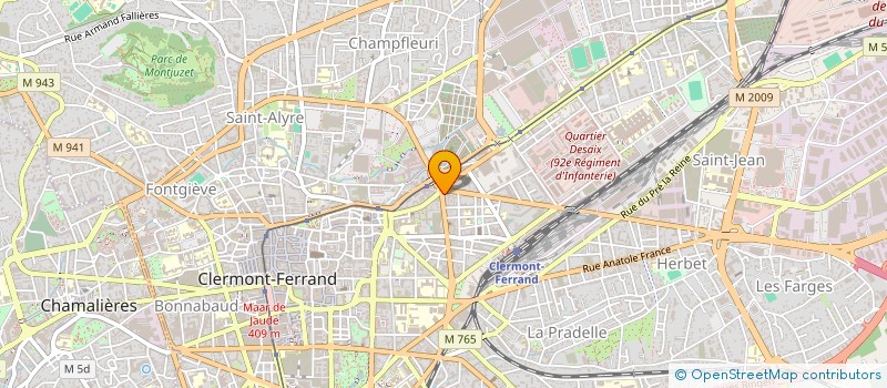 localisation de l'entreprise PHARMACIE DES CARMES  CLERMONT-FERRAND