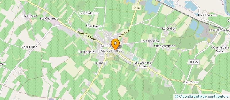 localisation de l'entreprise PHARMACIE DES CARRIERES à SAINT-MEME-LES-CARRIERES