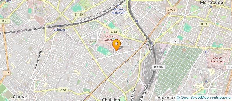 localisation de l'entreprise PHARMACIE DES CEDRES  CHATILLON