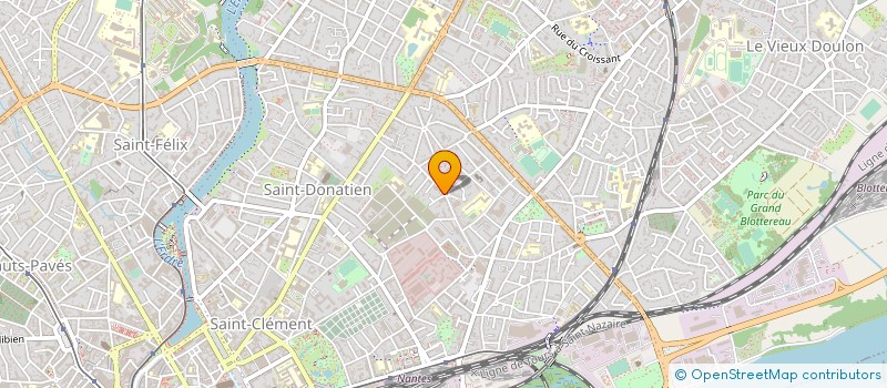 localisation de l'entreprise PHARMACIE DES CHALATRES à NANTES
