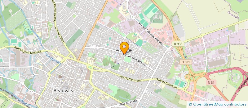 localisation de l'entreprise PHARMACIE DES CHAMPS DOLENT  BEAUVAIS