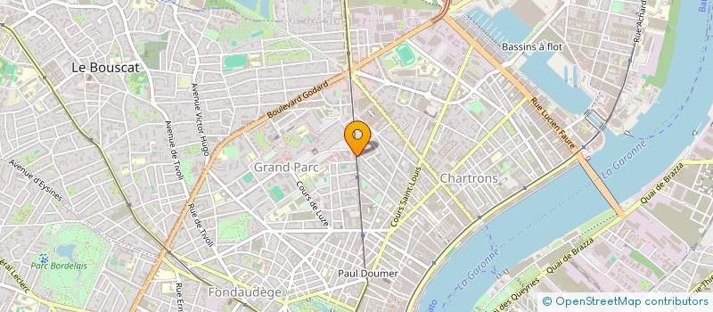 localisation de l'entreprise PHARMACIE DES CHARTRONS EMILE COUNORD  BORDEAUX