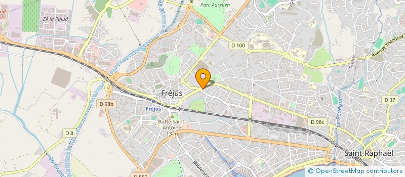 localisation de l'entreprise PHARMACIE DES CIGALES à FREJUS