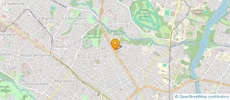 localisation de l'entreprise PHARMACIE DES COLLINES DU CENS à NANTES