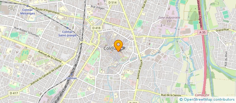 localisation de l'entreprise PHARMACIE DES COLMARIENS à COLMAR