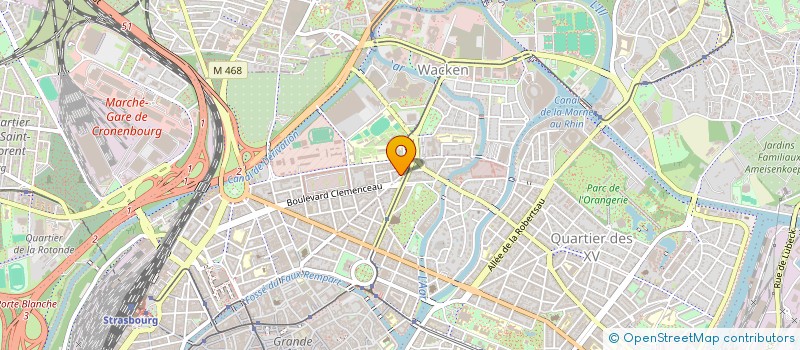 localisation de l'entreprise PHARMACIE DES CONTADES à STRASBOURG